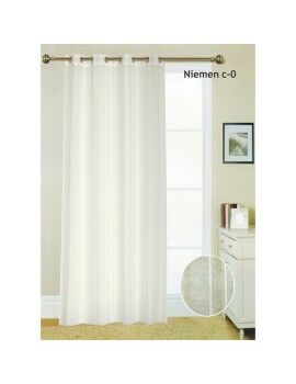 Cortina Hosteline NIEMEN Branco quente 140 x 260 cm