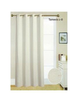 Cortina Hosteline TAMESIS Branco quente 140 x 260 cm