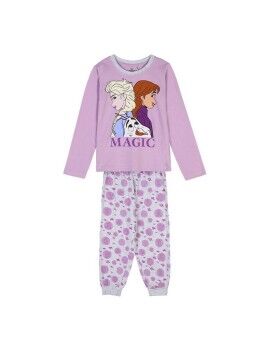 Pijama Infantil Frozen Cinzento