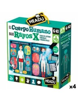 Juego Educación Infantil HEADU El cuerpo humano Rayos X (4 Unidades)