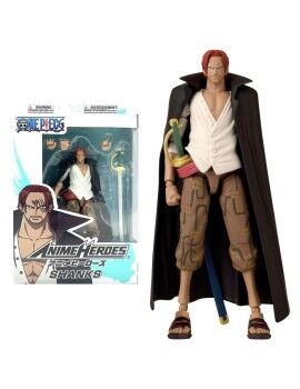 Figuras de Ação One Piece Bandai Anime Heroes: Shanks 17 cm