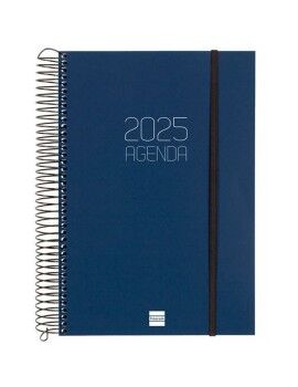 Agenda Finocam OPAQUE Azul 16,5 x 24,2 cm 2025