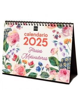 Calendário de Mesa Finocam FRASES MOTIVADORAS Multicolor Papel 21 x 15 cm 2025