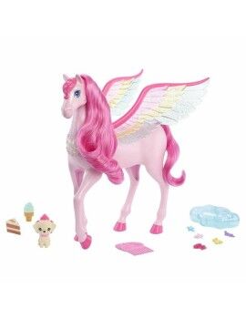 Cavalo Barbie Pegasus Cor de Rosa