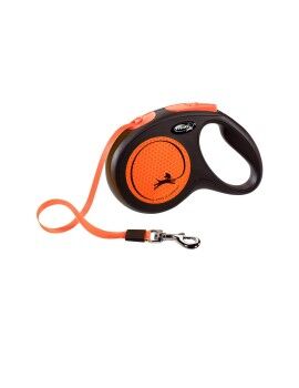 Trela para Cães Flexi Flexi 5 m Laranja S