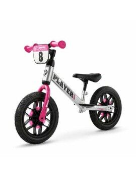 Bicicleta Infantil New Bike Player Luces Rosa 10"