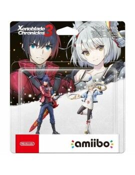 Conjunto de Figuras Amiibo Xenoblade Chronicles 3 -  Noah & Mio 2 Peças