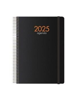 Agenda DOHE SYNCRO Preto Quarto 15 x 21 cm 2025