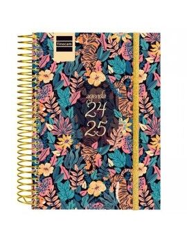 Agenda Finocam Tiger Multicolor 1/8 12 x 16,4 cm 2024-2025