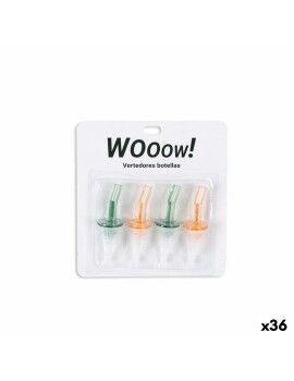 Tapón Vertedor Set Plástico 4 Piezas 2,9 x 9 cm (36 Unidades)