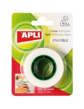 Cinta Adhesiva Apli Transparente 10 Piezas 19 x 33 mm