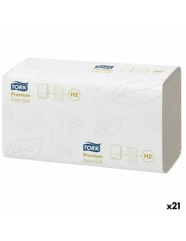 Papel para secar as mãos Tork Pack Branco (21 Unidades)