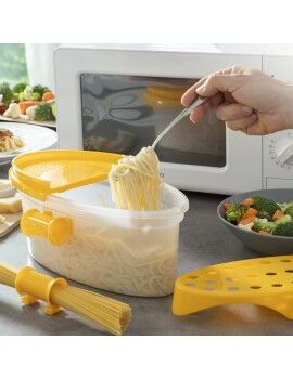 Cuecepasta para Microondas 4 en 1 con Accesorios y Recetas Pastrainest InnovaGoods