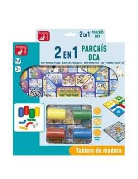 Juego Educativo Juinsa 30 x 30 cm Tablero de Parchís y Oca