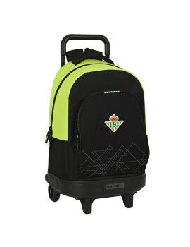 Mochila Escolar com Rodas Real Betis Balompié 33 x 45 x 22 cm Preto Lima