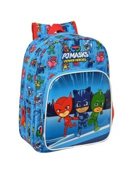 Mochila Escolar PJ Masks 26 x 34 x 11 cm Azul