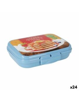 Fiambrera para Sandwich Titiz Plástico 600 ml 16 x 12 x 4 cm (24 Unidades)