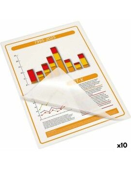 Fundas de plastificar Fixo NA Transparente A4 (10 Unidades)