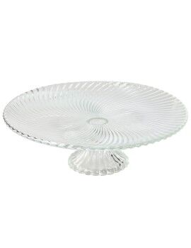 Prato de Jantar Home ESPRIT Transparente Cristal 31 x 31 x 9,5 cm