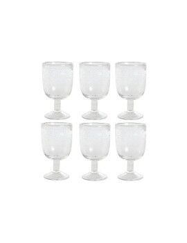 Conjunto de Copos Home ESPRIT Transparente Cristal 300 ml 8 x 8 x 14 cm (6 Unidades)