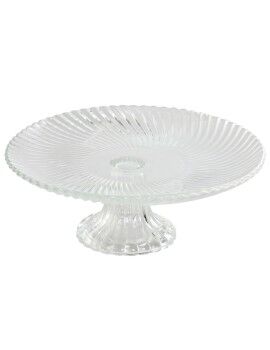 Prato de Jantar Home ESPRIT Transparente Cristal 20,5 x 20,5 x 7,5 cm