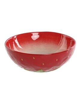 Cuenco Home ESPRIT Rojo Gres Moderno 19,3 x 19,3 x 7 cm