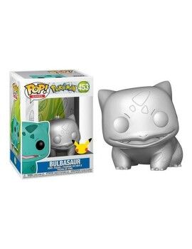 Boneco Funko Pop! Bulbasur Nº453 metálico Prateado