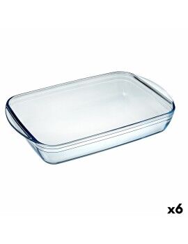 Fuente de Cocina Pyrex Classic 4,6 L 40,3 x 26,3 x 7,3 cm Transparente Vidrio (6 Unidades)