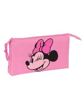 Malas para tudo duplas Minnie Mouse Loving Cor de Rosa 22 x 12 x 3 cm