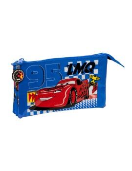 Malas para tudo triplas Cars Race ready Azul 22 x 12 x 3 cm