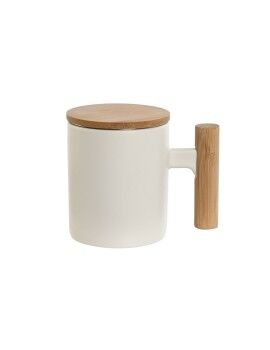 Taza con Filtro para Infusiones Home ESPRIT Blanco Acero Inoxidable Porcelana 360 ml