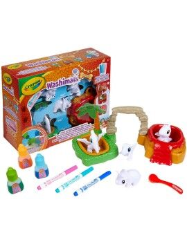 Playset Washimals Dinos Set Jurásico Crayola Washimals Dinosaurs Jogo de Trabalhos Manuais