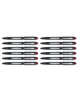 Bolígrafo de tinta líquida Uni-Ball Rollerball Jestsream SX-210 Rojo 12 Unidades