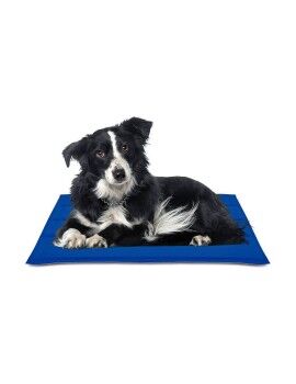 Alfombra para perros Nayeco Azul Gel refrigerante (50 x 90 cm)