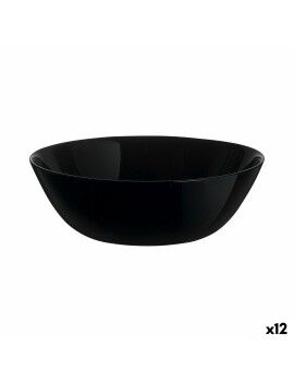 Bol para Aperitivos Luminarc Zelie Negro Negro Vidrio (12 Unidades)