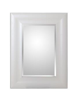 Espejo de pared Alexandra House Living Blanco Madera Rectangular 4 x 54 x 74 cm