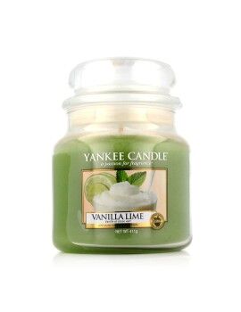 Vela Perfumada Yankee Candle Classic Medium Jar Candles Lima Baunilha 411 g