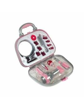 Conjunto de Cabeleireiro Infantil Klein Braun Cor de Rosa Cinzento