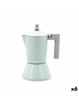 Cafetera Italiana Quid Ozon Verde Metal 6 Tazas (6 Unidades)