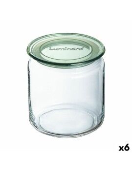 Frasco Luminarc Pure Jar Verde Vidro 750 ml (6 Unidades)