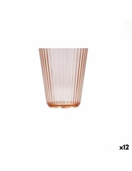 Vaso Quid Sunset Coral Coral Plástico 300 ml (12 Unidades)