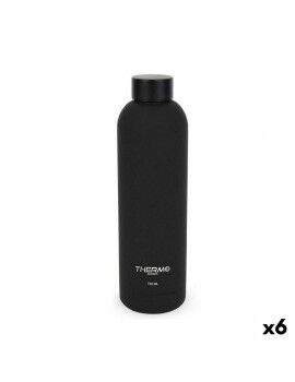 Garrafa Térmica ThermoSport Soft Touch Preto 750 ml (6 Unidades)