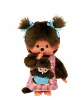 Peluche Bandai Monchhichi Maman & Baby plush 20 cm