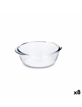 Fuente de Cocina Pyrex Airfryer Transparente Vidrio Ø 20 cm 1,1 L (8 Unidades)