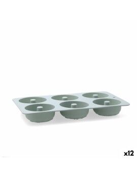 Molde de Bolos Quid Ozon Verde Silicone (12 Unidades)