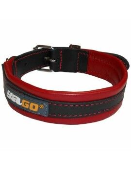 Collar para Perro Yago M Negro/Rojo 34-43 cm Rojo/Negro