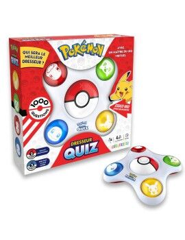 Jogo de perguntas e respostas Pokémon Bandai Trainer Quiz Eletrónico Interativo (Francês)