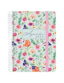 Agenda Finocam CLOE A5 15,5 x 21,2 cm 2025 Floral