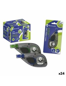 Cinta Correctora Bismark 5 mm 12 m (24 Unidades)