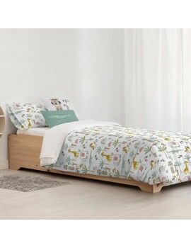 Capa nórdica Kids&Cotton Jeddah Small Branco Menta 175 Fios 180 x 220 cm 180 x 240 cm